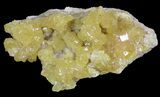 Sulfur Crystals on Matrix - Tarnobrzeg, Poland #62895-1